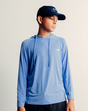 Youth Lay Day Teak Hooded Long Sleeve